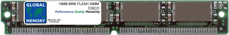 16MB FLASH SIMM MEMORY RAM FOR CISCO AS5300 / AS5350 / AS5400 / AS5400HPX SERIES UNIVERSAL GATEWAYS (MEM-16BF-AS535) - Click Image to Close